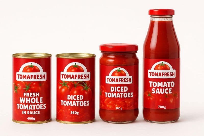 TomaFresh product lineup